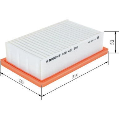 Luftfilter Diverse F 026 400 595