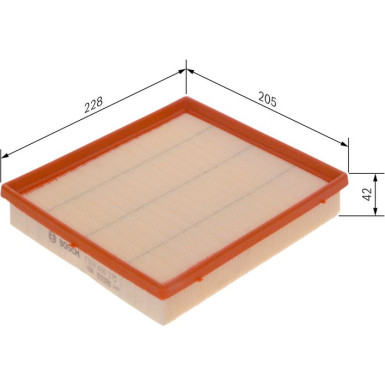 Luftfilter F 026 400 375 Luftfilter F 026 400 375