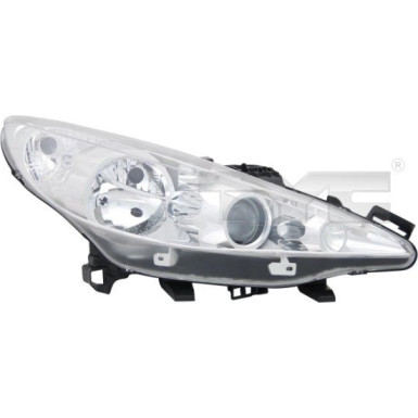 Scheinwerfer L H7/H7/H1 +LWR +MOT +KRVL PEUGEOT 207 2,06-2,12 4822,506,2