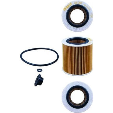 MAHLE Ölfilter OX 387D1 MAHLE Ölfilter OX 387D1