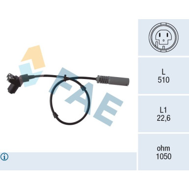 FAE Sensor, Raddrehzahl 78005