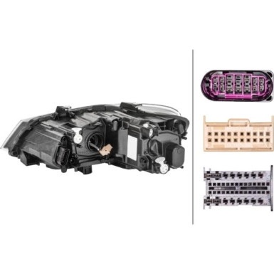 SCHEINWERFER R LED HELLA VW POLO 5,14-22 1EA 012 034-421