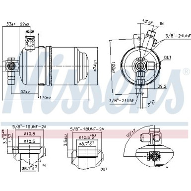 Trockner PKW MERCEDES W126 79 95077