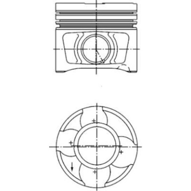 Kolben 40356600 Kolben 40356600