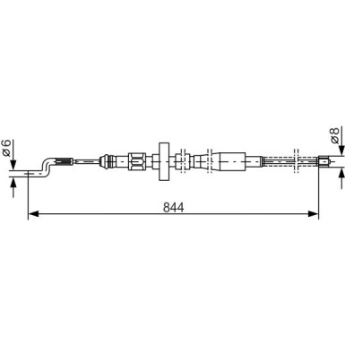 Handbremsseil 1987477171 Handbremsseil 1987477171