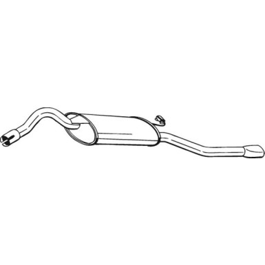 Bosch Automotive Auspuffschalldämpfer 281-097