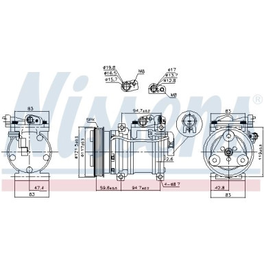 Kompressor PKW Kia Picanto 11 FIRST FIT 890688