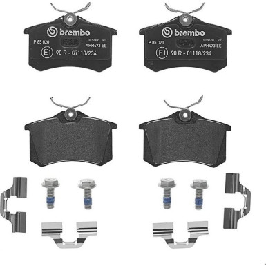 BREMBO Bremsklötze Xtra P 85 020X BREMBO Bremsklötze Xtra P 85 020X