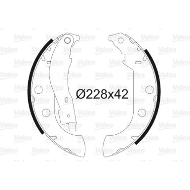 VALEO Bremsbacken 562059 VALEO Bremsbacken 562059