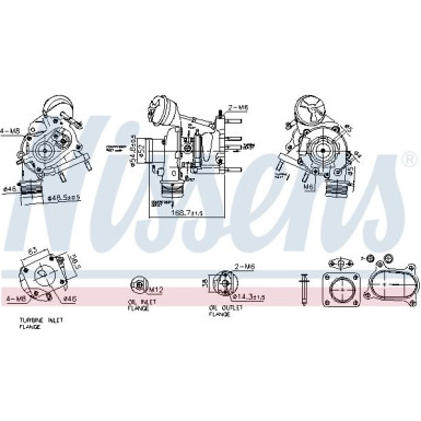 Nissens Turbo ABARTH,FIAT,ALFA,LANCIA 07 FACTORY NEW 93537 Nissens Turbo ABARTH,FIAT,ALFA,LANCIA 07 FACTORY NEW 93537