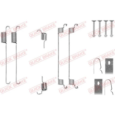 Montagesatz für Bremsbacken SUZUKI Alto,NISSAN Pixo 09 105-0007 Montagesatz für Bremsbacken SUZUKI Alto,NISSAN Pixo 09 105-0007