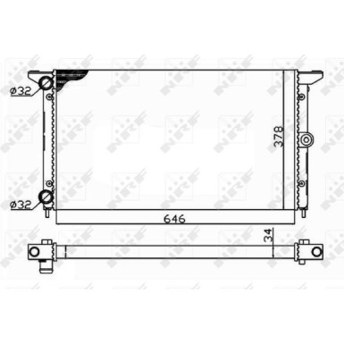 Kühler, Motorkühlung 509522 Kühler, Motorkühlung 509522