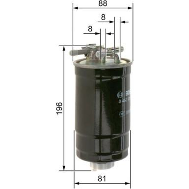 Kraftstofffilter FIAT Punto 0 450 906 295