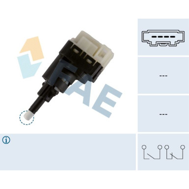 FAE Bremslichtschalter 24761 FAE Bremslichtschalter 24761