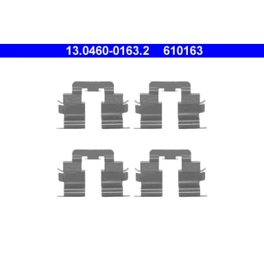 ATE Zubehör, Bremsbeläge 13.0460-0163.2 ATE Zubehör, Bremsbeläge 13.0460-0163.2