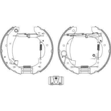 SATZ BREMSBACKEN FIAT DUCATO 10,14 3/94 84047901