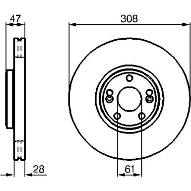 Bremsscheibe VA 0 986 479 198 Bremsscheibe VA 0 986 479 198