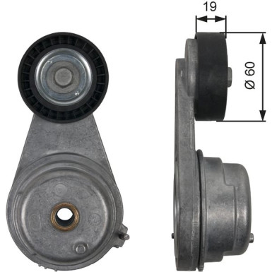 Spannrolle, Keilrippenriemen T39190
