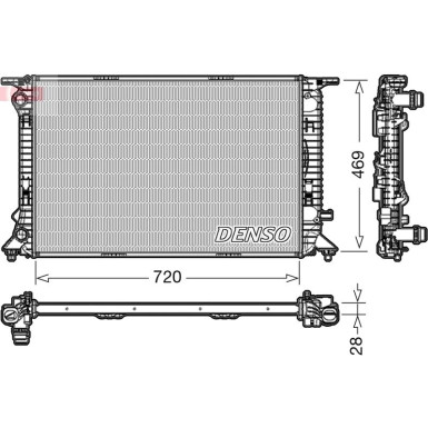DENSO Motorkühler DRM02022