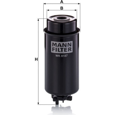 Mann & Hummel Kraftstofffilter LKW JOHN DEERE WK 8187