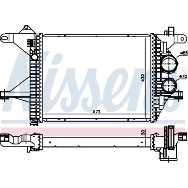 Ladeluftkühler LKW 96976 Ladeluftkühler LKW 96976