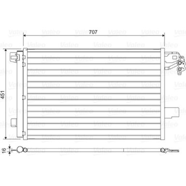 KONDENSATOR, KLIMAANLAGE VAL814461
