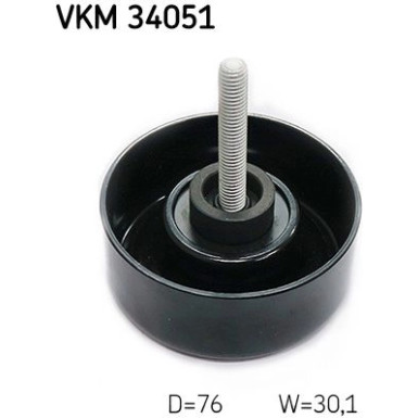 Umlenkrolle Multi-V VKM 34051 Umlenkrolle Multi-V VKM 34051