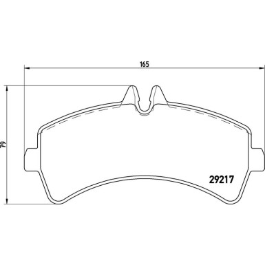 BREMBO Bremsklötze HA MERCEDES Sprinter,VW Crafter 06 PRIME LINE P 50 060