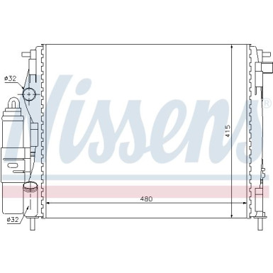 Wasserkühler PKW 63773 Wasserkühler PKW 63773
