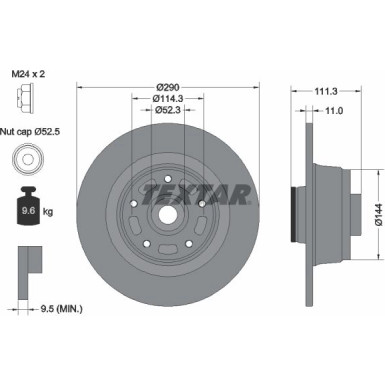 Bremsscheibe PRO 92309003 Bremsscheibe PRO 92309003