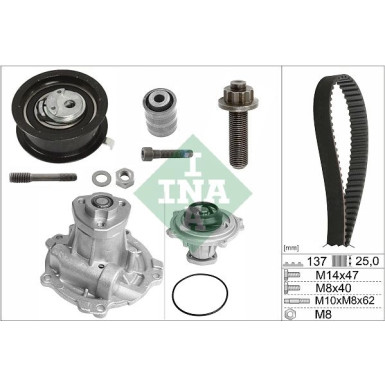 INA Wasserpumpe + Zahnriemensatz 530 0377 31 INA Wasserpumpe + Zahnriemensatz 530 0377 31