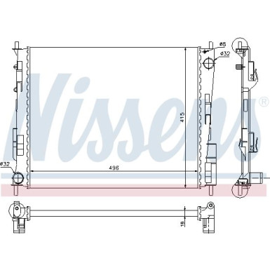 Wasserkühler PKW 67286