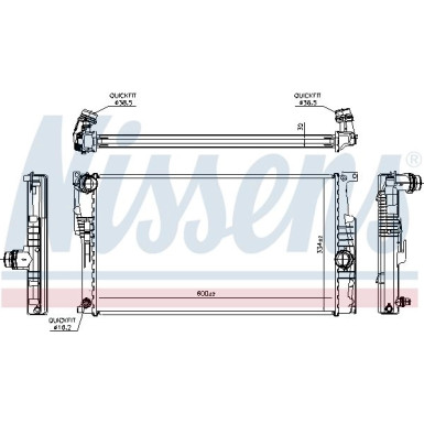 Wasserkühler PKW 60815