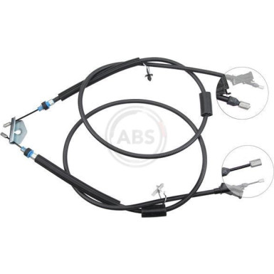 A.B.S. Handbremsseil Seilzug Festellbremse K13475 A.B.S. Handbremsseil Seilzug Festellbremse K13475
