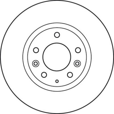 83 481 058 Bremsscheibe VA MAZDA CX-7 06- (DM296,60) TRW SINGLE DF4958S