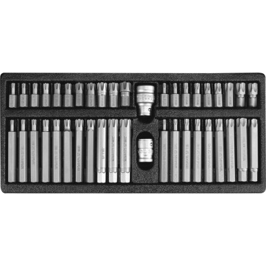 Bitsatz 42-Tlg. Torx Security & Ribe Im Metallkasten YT-0420 Bitsatz 42-Tlg. Torx Security & Ribe Im Metallkasten YT-0420