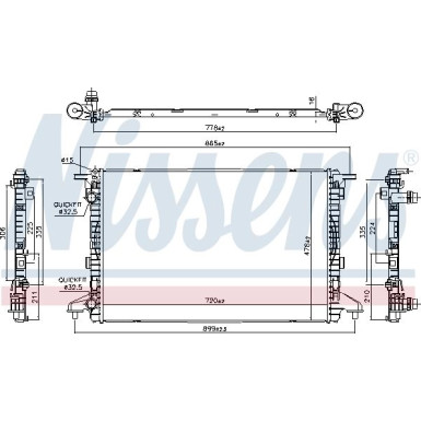 Wasserkühler PKW Audi A4 15 606463