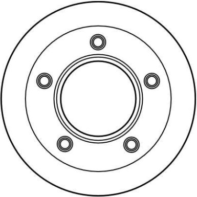 Bremsscheibe Db P. Mb100 87-96# TRW SINGLE DF2579S