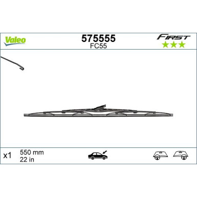 VALEO Scheibenwischer First VF55 575555 VALEO Scheibenwischer First VF55 575555