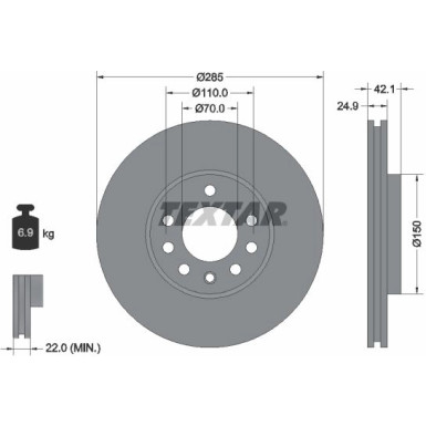 Bremsscheibe PRO+ 92118705 Bremsscheibe PRO+ 92118705