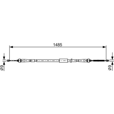 Handbremsseil li RENAULT 1987482637 Handbremsseil li RENAULT 1987482637