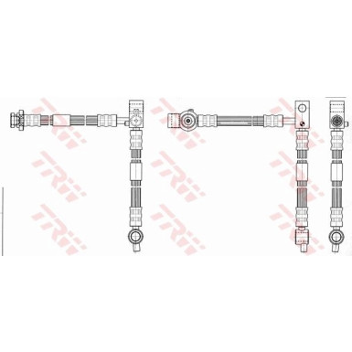 TRW Bremsschlauch PHD542 TRW Bremsschlauch PHD542
