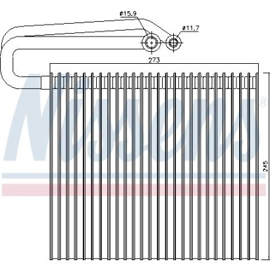 Verdampfer PKW 92165