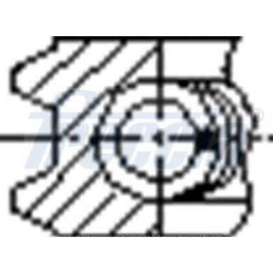 FRECCIA Kolbenringsatz FR10-376500