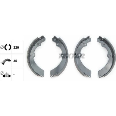 Bremsbacken Suzuki Vitara 1.6 -91 91042800 Bremsbacken Suzuki Vitara 1.6 -91 91042800