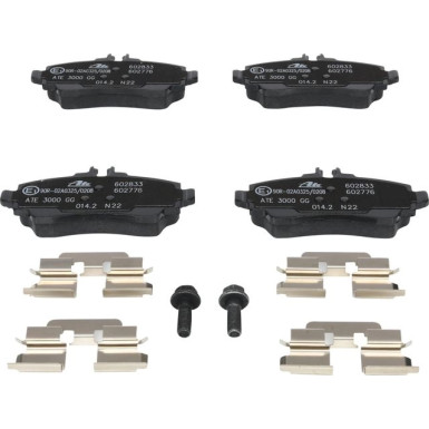 Bremsbelagsatz Db P. W168 1.4/1.6 Cdi 97-04 13.0460-2833.2 Bremsbelagsatz Db P. W168 1.4/1.6 Cdi 97-04 13.0460-2833.2