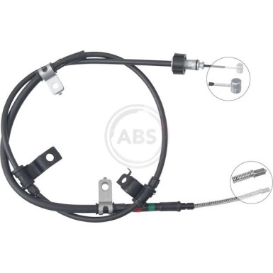 A.B.S. Handbremsseil Seilzug Festellbremse K17505 A.B.S. Handbremsseil Seilzug Festellbremse K17505