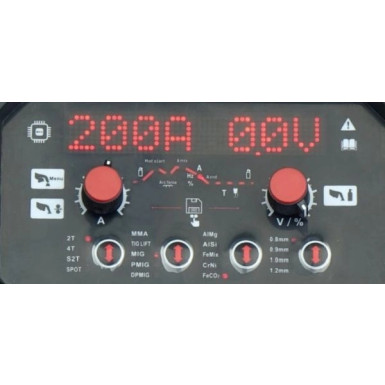 Inverter PÓ Automatisches Schweissgerät Tecno Mig 234 Pulse 4X4 TMIG234PV2 Inverter PÓ Automatisches Schweissgerät Tecno Mig 234 Pulse 4X4 TMIG234PV2