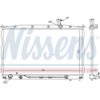 Wasserkühler PKW 67505