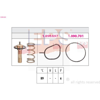 EPS Thermostat 1.880.826 EPS Thermostat 1.880.826